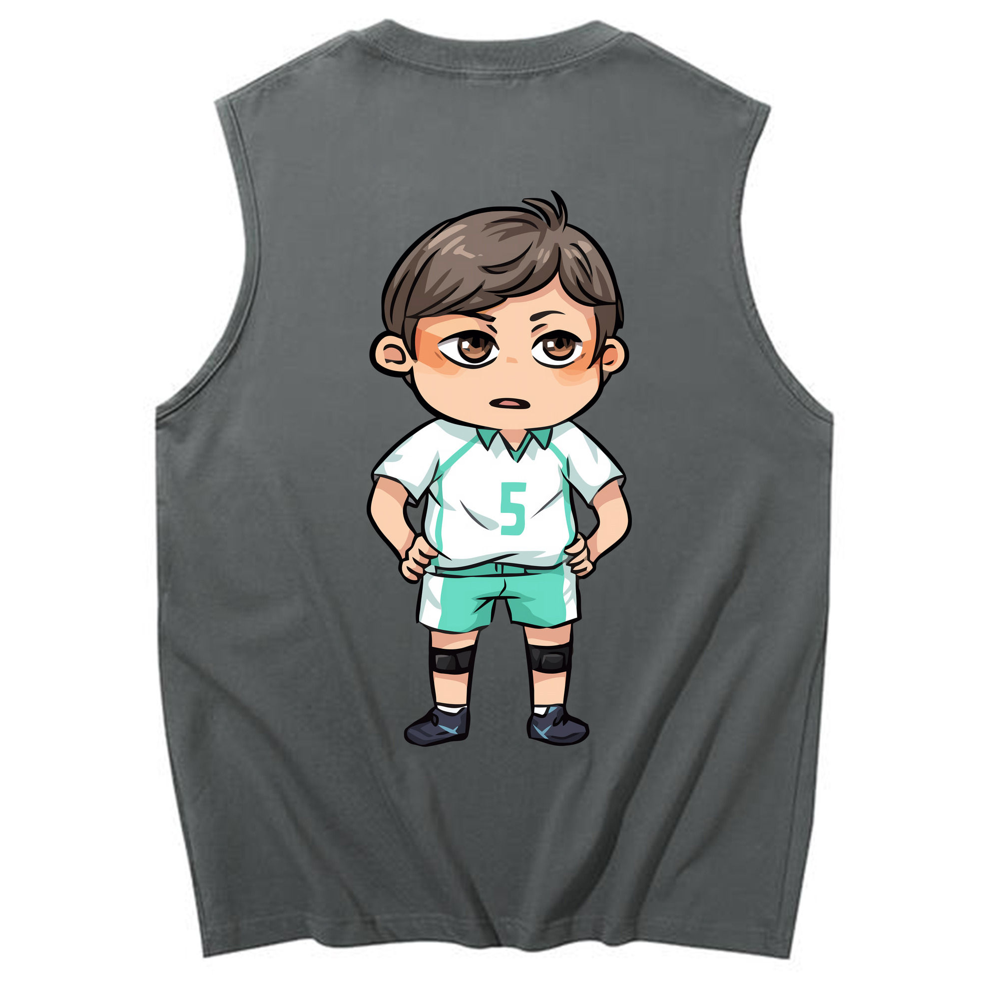 （画像用） ハイキュー!! Haikyu!! コットン100％タンクトップ（背面プリント）